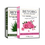 BEYORG Natural Aloe Vera and Rose Petal Powder for Anti Acne and Pimple - 200 g