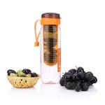 Steelo Multicolor Plastic Fancy Sante Fruit Infuse Flip Top Bottle, 700 Ml