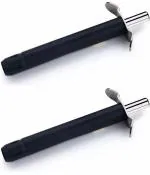 ONTC Combo Black Stainless Steel 2 Heavy Black Kitchen Gas LIghters ( Pack of 2 )