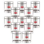 HAZEL Stainless Steel Container Set | Steel Container For Kitchen Storage Set | Multipurpose Storage Box for Kitchen I, 500 ML, Set of 12