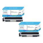 EAIERS 126A Compatible for Hp CE310A Toner Cartridge for HP Color Laserjet Pro 100 MFP M175nw, CP1020, CP1025nw TopShot Laserjet Pro MFP M275 (Black Pack of 2)