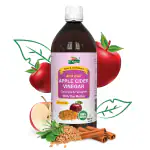 Dr. Patkar's Apple Cider Vinegar with Mother Vinegar | Unfiltered Unpasteurised and Undiluted | Suitable for Sugar & Diabetes Control with Improved Immunity and Lowers Bad Cholesterol (With Cinnamon, Fenugreek & Mother) 500ml