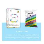 Kadam Skin Friendly Tie Dye Colour, Pastel Sky 50G, Tie Dye Up To 20 T-Shirts, Cold Water Dyes, Fabric Dye Colors Pastel Sky Tie Dye Color