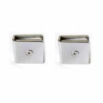 BTL Fix Bracket for Floor/Wall Mounted Glass Connector (Chrome Plated Finish) (Pack of 2 Pieces)(BSC-101-CP)