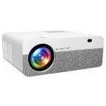 Egate E08i33 Bluetooth, USB And HDMI K9 Pro-Max Android 9.0 Projector For Home 4k, Full HD 1080p White