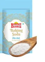 ASHA'S JAINJI Baking Soda/Meetha Soda/Sodium Bicarbonate (250 gm) | For Cooking/Baking/Triple Refined | Alkaline White Powder | Face Skin Teeth Cleaner | Natural Cleanser | Antacid (Pack of 1)