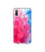 Casotec Fractal Paint Design Printed Silicon Soft TPU Back Case Cover for Panasonic Eluga X1 Pro