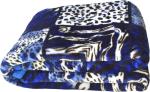 Rian Blue Tiger Polyester Single Mink Blanket (230 x 150 cm) RIANSBTPB01
