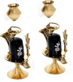 Navyaksh- Aryshaa Decorative Showpiece - 8 cm (Brass, Gold, Black)