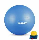 SUNLEY Anti-Burst Exercise Gym Ball with Pump, Anti-Slip Balance Stability Ball, Heavy Duty Fitness Yoga Ball, Extra Thick Swiss Birthing Ball, Excersice Equipment for Home, Exercise Ball