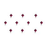 Comet Busters Pink Stone Bindi For Women