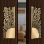 Plantex Pure Brass Door Handle/Door & Home Decor/8 Inch Main Door Handle/Pull-Push Door Handle - (APS-336-Brass Antique)