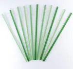 STEEN MOSAIC Glass Sticks Parrot Green