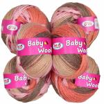 M.G Enterprise Wool Yarn, Premium tres Rowan Pack of 16 pc 25 gm each