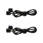 Brain Freezer Black Silicone Anti-Lost Magnetic Strap Cable String for Wireless Airpodss 1 (Pack of 2)