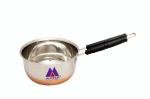 MAYFAIRPLUS Premium Stainless Steel Copper Bottom Flat Base Sauce Pan/Milk Pan/Tea Pan/Boiling Pan With Bakelite Handle 18cm