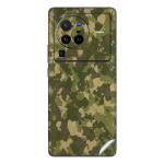 GADGETSWRAP Printed Vinyl Skin Sticker for Vivo X80 Pro (5G) - Yellow Camouflage
