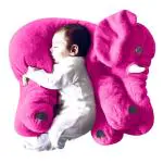 BUMTUM Big Size Stuffed Elephant Soft Toy| Plush Toy for Babies & Kids - 30 cm (Pink)