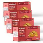 Gladful Cashew Protein Cookies For Kids And Families, No Maida, No Preservatives, 80 G Each (Pack Of 4)