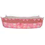 Motherhood Pink Cotton Baby Hammock Ghodiyu Swing Cradle With Mosquito Net Cover And Zipper