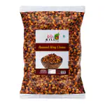 90's MILL Vindhyapradesh Chana Roasted Salted Masala Hing Jeera Chana//Chatpata Masala Roasted Bhuna Hing Jeera Flavoured Namkeen Chana Oil-free ready to eat Hing Chana Low GI Snack-250*1Pack
