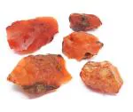 Divinity Crystals Red Carnelian Natural Raw Rough Stones - 100 To 150 G