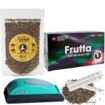 Royal Swag Combo Pack Manual Cigarette Rolling Machine With Cigarette Tube Frutta Flavour Filter 100 count Tube And Premiun Herbal Mixture 30 gram