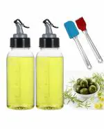 Emergity 450 ml Plastic Oil Dispenser for Kitchen, Oil Bottle for Kitchen, Oil & Vinegar Bottle