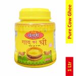 Gold Bansari Premium Pure Desi Cow Ghee (1 Ltr Jar)