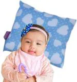 Get It Blue Cotton Recron Baby Pillow, 31 X 23 Cm