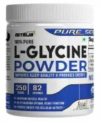 NutriJa L-Glycine Powder 100% Pure 3000mg Per Serving - Support Healthy Sleep | Faster Recovery & Improves Joint Health - (250 Grams)