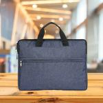 GOLDLINE 25L Laptop Bag/Polyster Satchel with Removable Shoulder Strap(43x4x33 CM-Blue)