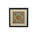 Pravu Creations Framed Dhokra Konark Wheel for Wall Decor