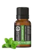 Holy Natural Peppermint Essential Oil 15ml (with Dropper Plug), Undiluted Therapeutic Grade, Best For Skin & Hair Care, Scalp, Aromatherapy, Home Diffuser.