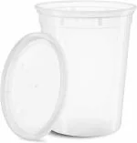 ALU-FRESHH 1000ml Transparent Takeout Food Containers Food Storage Containers With Lids Freezer Safe | Meal Prep | Microwavable Dishwasher | Leakproof | BPA Free Pack of 15