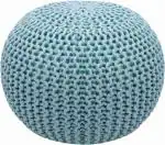 SKT LIGHT BLUE OTTOMON PACK OF 1