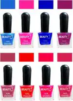 OUR Beauty Multicolor Quick Dry Long Lasting Hd Colors Nail Polish Set 2Feb46, 64 ml (Set Of 8)
