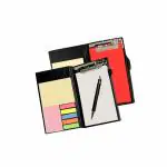COI Memo White and Crimson red Note pad Organiser/memo Notebook Holder Booklet Block Notes (Set of 2)