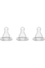 Naughty Kidz Clear Silicone Nipple Pack of 3