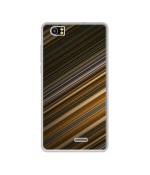 Casotec Stripes DesignPrinted Silicon Soft TPU Back Case Cover for Lava V2s