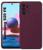 Newselect Samsung Galaxy S20 Fe, Samsung Galaxy S20 Fe 5G Maroon Back Cover