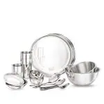 Judge by Prestige Stainless Steel Classic Dinner Set (Silver)- Pack of 24 pc