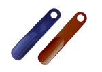 Sheppits Premium ABS Plastic 7 Inches Shoe Horn, Travel Friendly & Pocket Friendly, Shoe Wearing Stick (Navy Blue & Maroon, Pack of 2 Pcs)