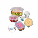 Urban buy Silicone Lid Set, Silicon lids for containers, Silicon Stretchable lids, Silicone lids and Cover Pack of 6