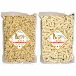 Kush Gold Durum Wheat Pasta - Combo Pack of Elbow Macaroni & Spirali Fusilli Pasta (400gm Each)