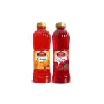 Mishrambu Combo Syrups - Orange and Rose 750 ml Each Pack Of 2