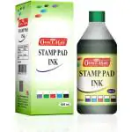 SONI OFFICE MATE Stamp Pad Ink, 500ML Green Colour - Pack of 1 Stamp Pad Ink (500 ml)