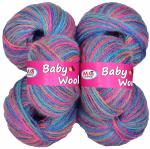 M.G Enterprise Wool Yarn, Premium trece Primerose Pack of 16 pc 25 gm each