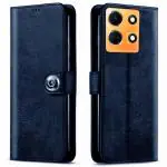 Fastship OnePlus Nord 3 5G Flip Cover | Full Body Protection | Inside Pockets Wallet Button Magnetic Closure Book Cover Leather Flip Case for OnePlus Nord 3 5G - Blue