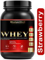 Naturewell Gold Standard Protein Powder - Strawberry, 450 Gram